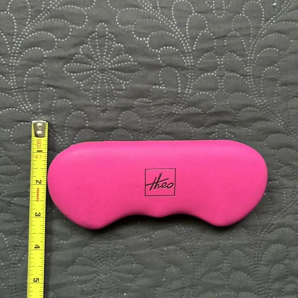 THEO Eyewear BELGIUM Eyeglasses Sunglasses CASE ONLY Clam Shell Pink Brown Black